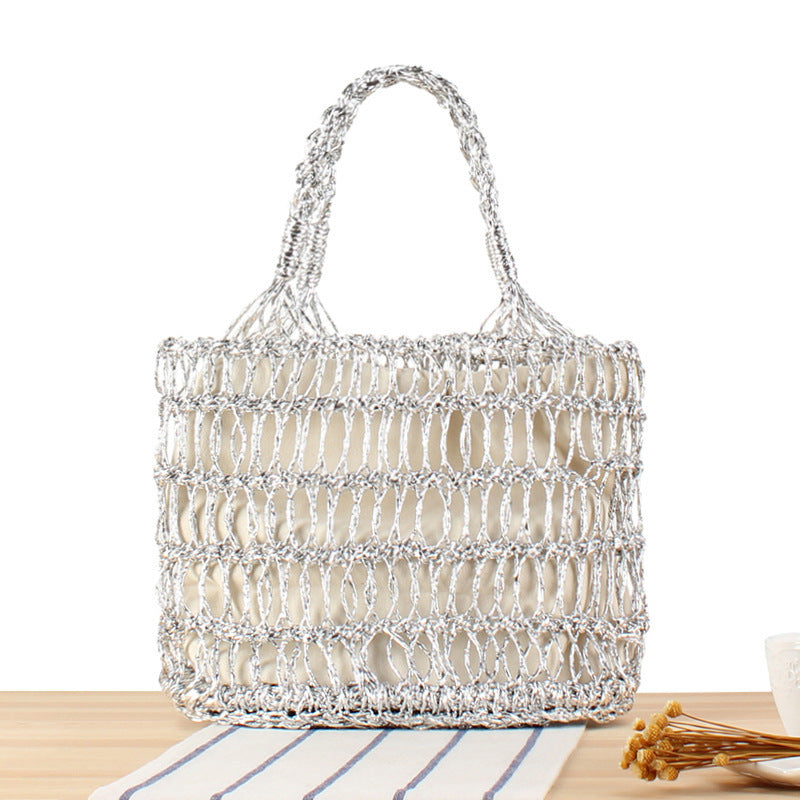 Shoulder bag made of punched metal grid Stornfield