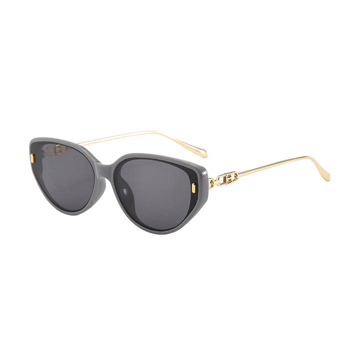 Women's designer sunglasses with delicate metal frame and extraordinary cat-eye design Stornfield