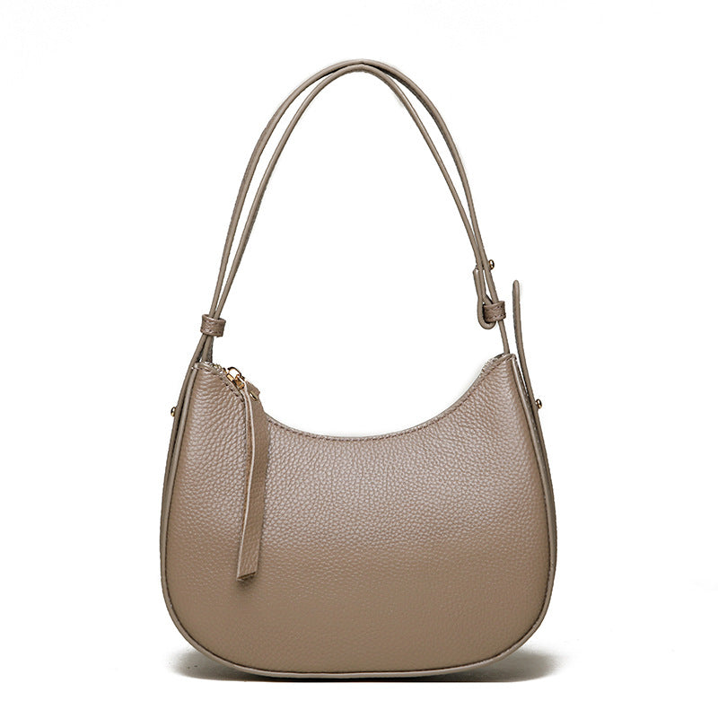 Stylish Pebbled Leather Hobo Bag Stornfield