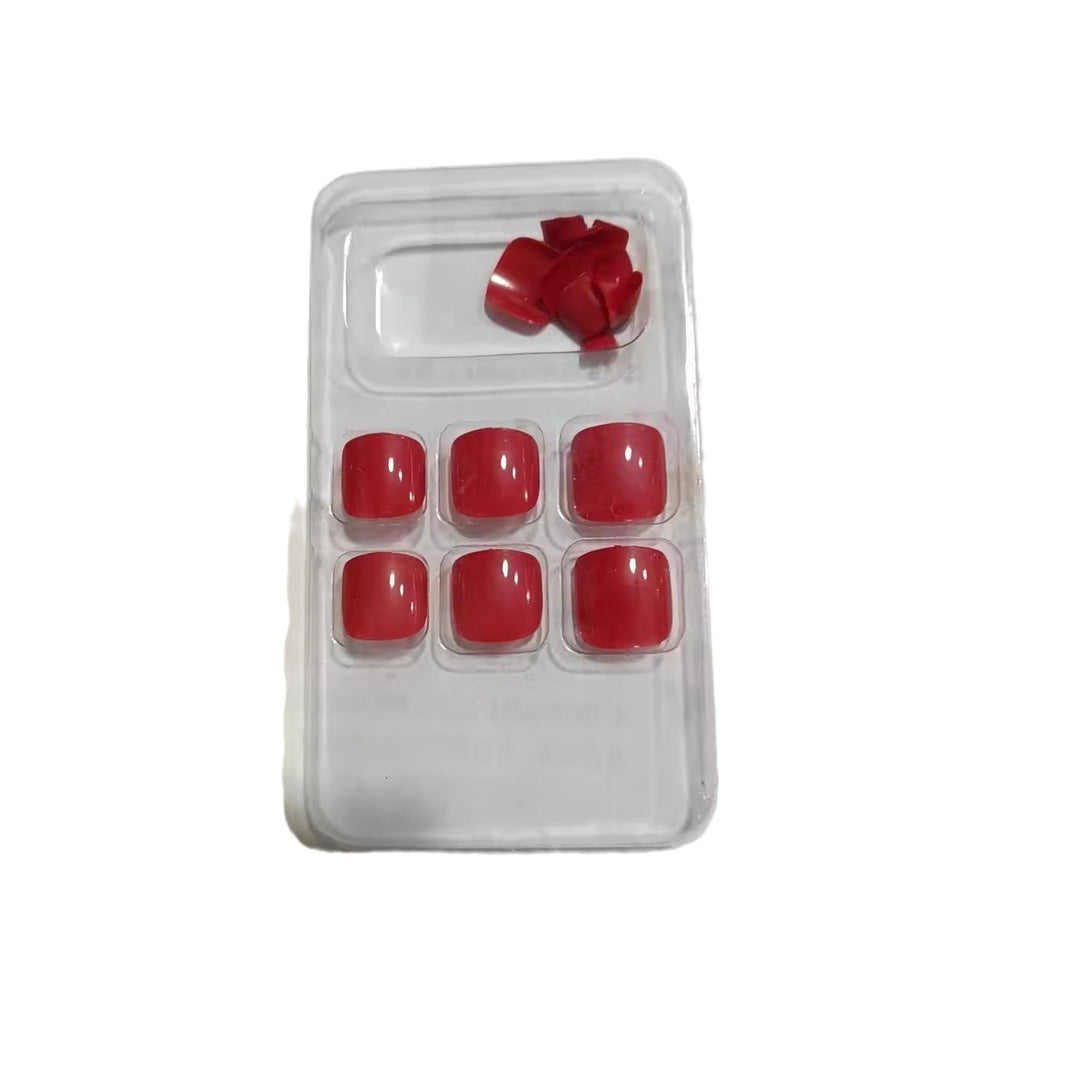 Premium Smooth Square Press-On Nail Set Stornfield