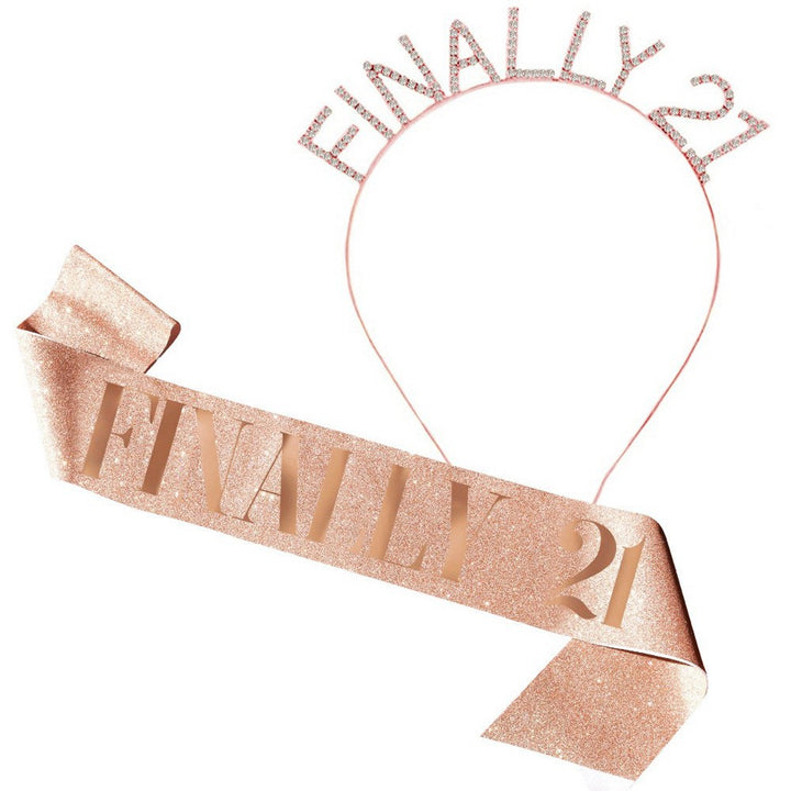 Women's Glittering Hairband with Inscription Stornfield