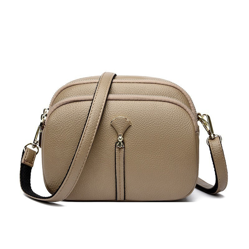 Elegant Textured Crossbody Handbag