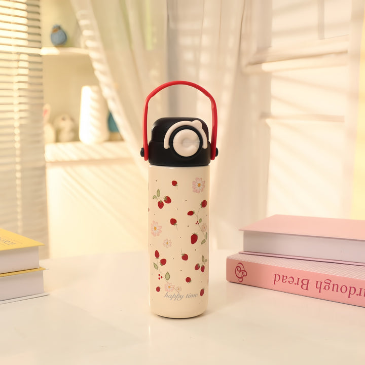 Ladies Insulated Drinking Bottle in Cheerful Strawberry Design Stornfield