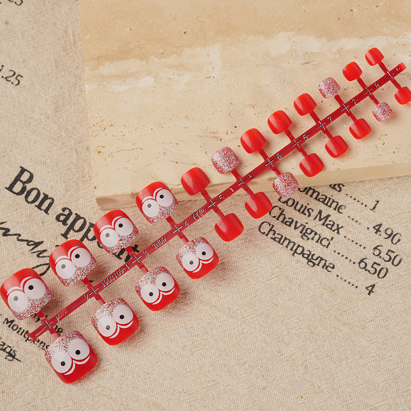 Whimsical Character-Themed Press-On Toenails Stornfield