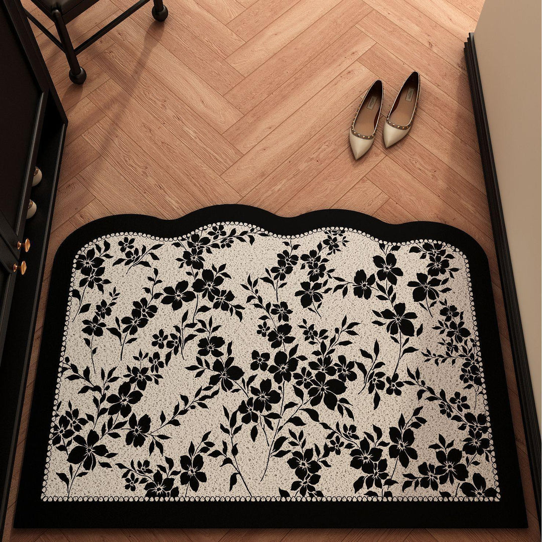 Floral-Themed Welcome Mat Stornfield