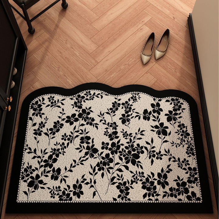 Floral-Themed Welcome Mat Stornfield