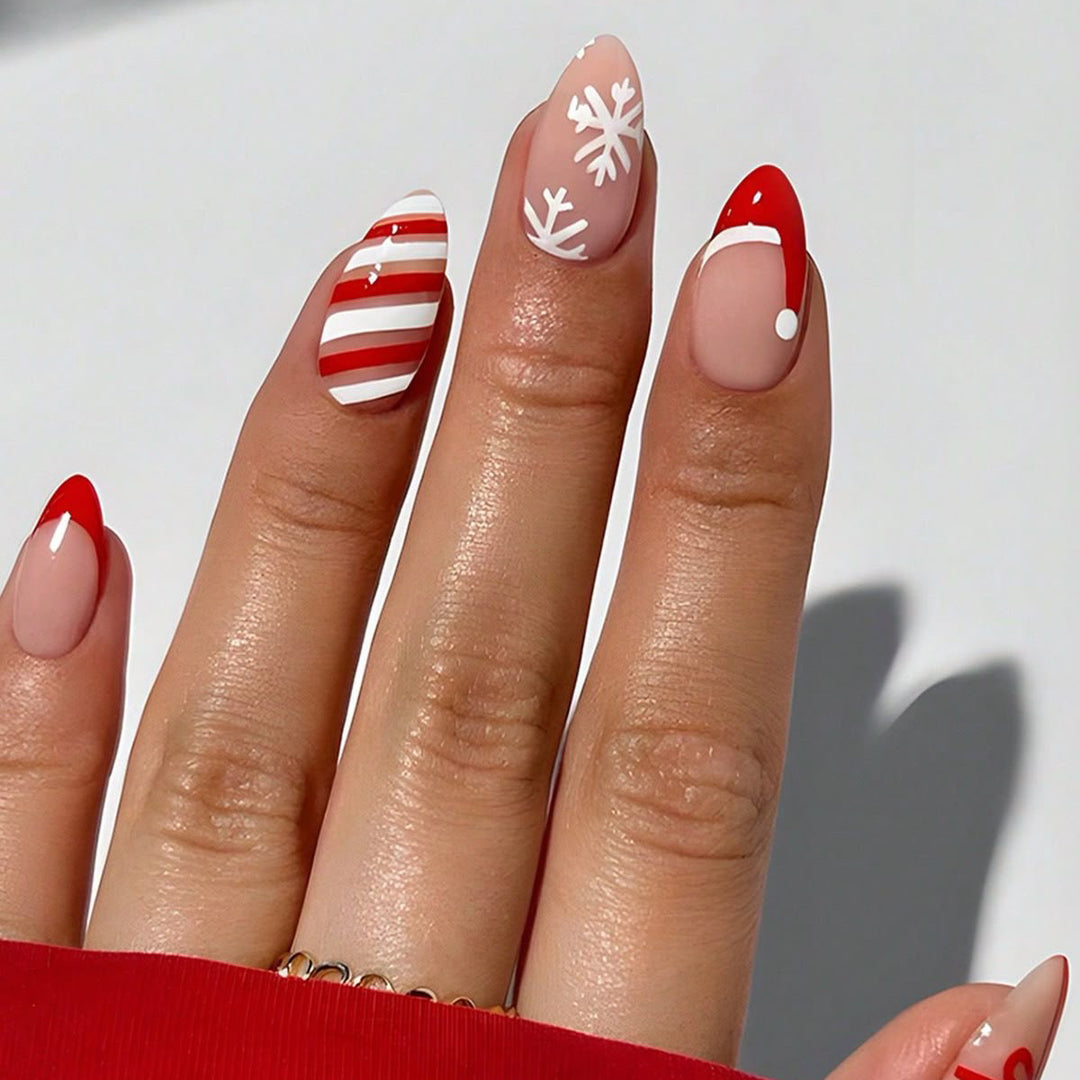 Festive Themed Stiletto Nail Art Set Stornfield