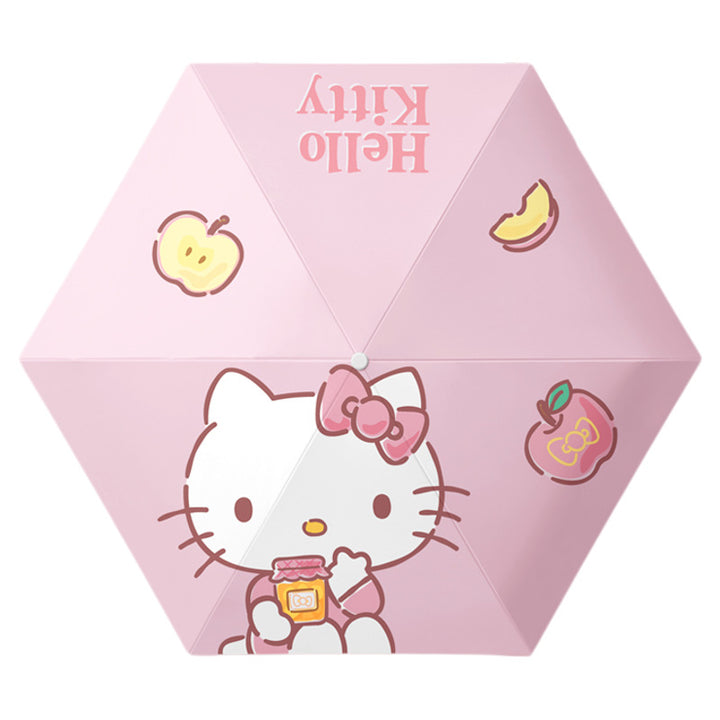 Ladies folding umbrella with exclusive Hello Kitty design and practical carrying mechanism Stornfield