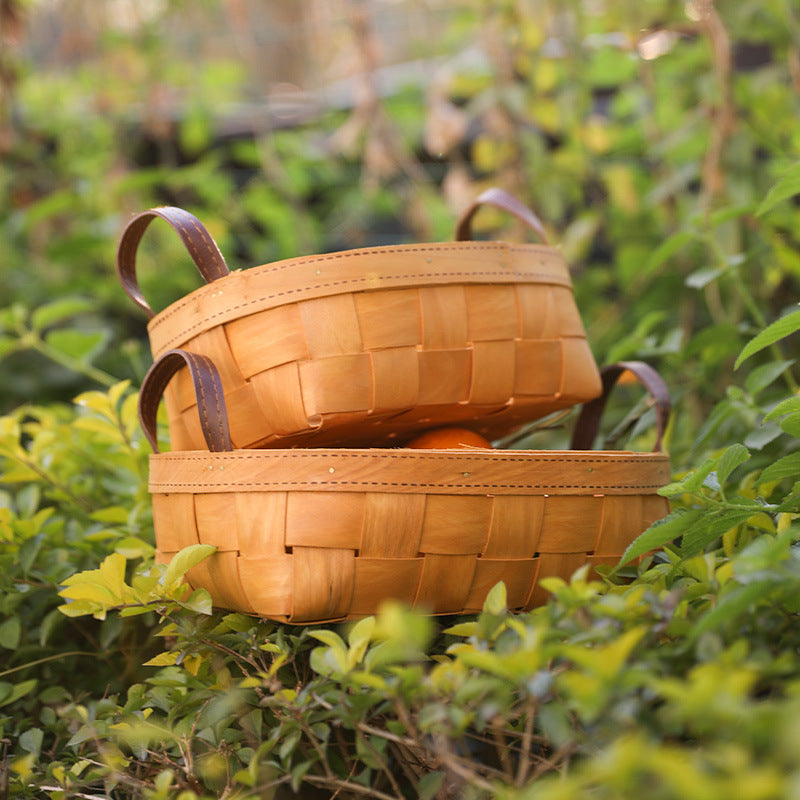 Unisex Handwoven Basket with Practical Carry Handle Stornfield