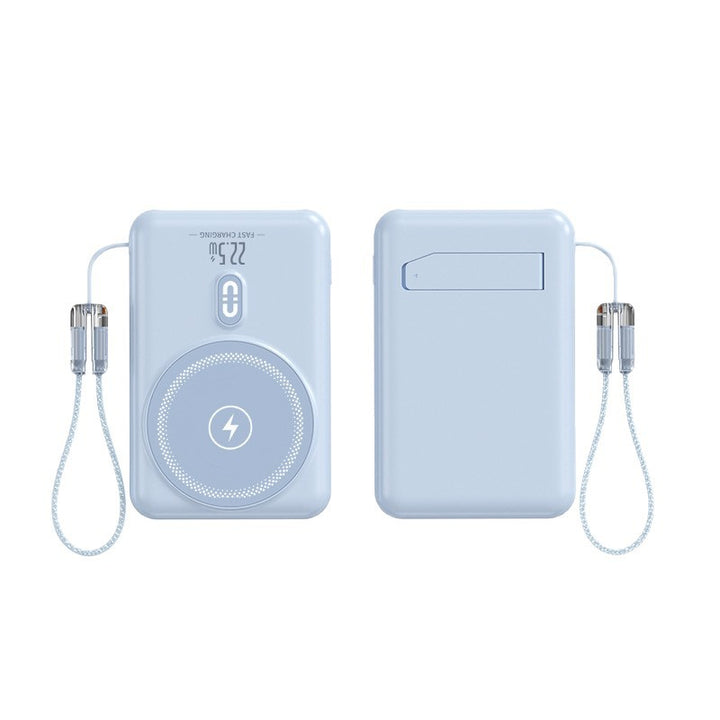Portable power bank with inductive charging function and LED display Stornfield