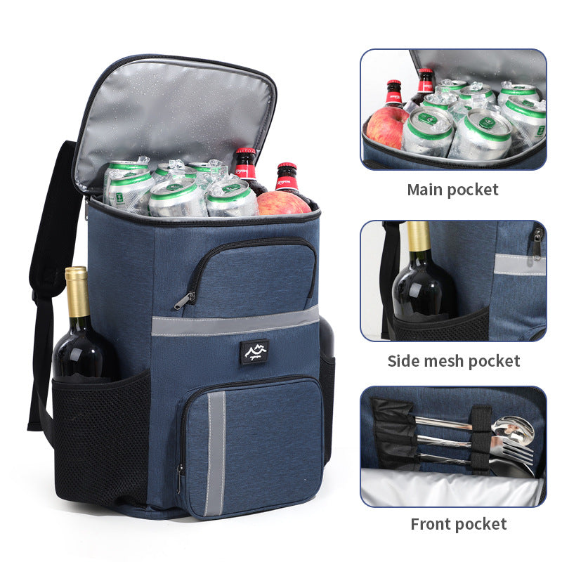 Insulated Dual Compartment Cooler Backpack Stornfield