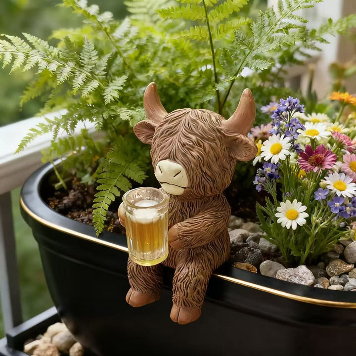 Decorative Highland Cattle Figure Stornfield