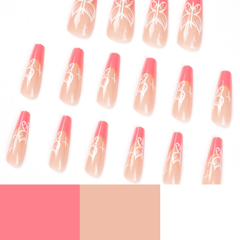 Artful stiletto nails with colorful butterfly design Stornfield