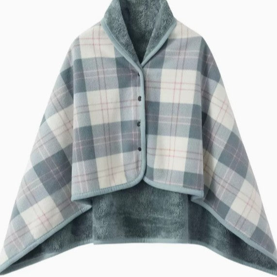 Women Comfortable Throw Blanket with Checkered Pattern Stornfield
