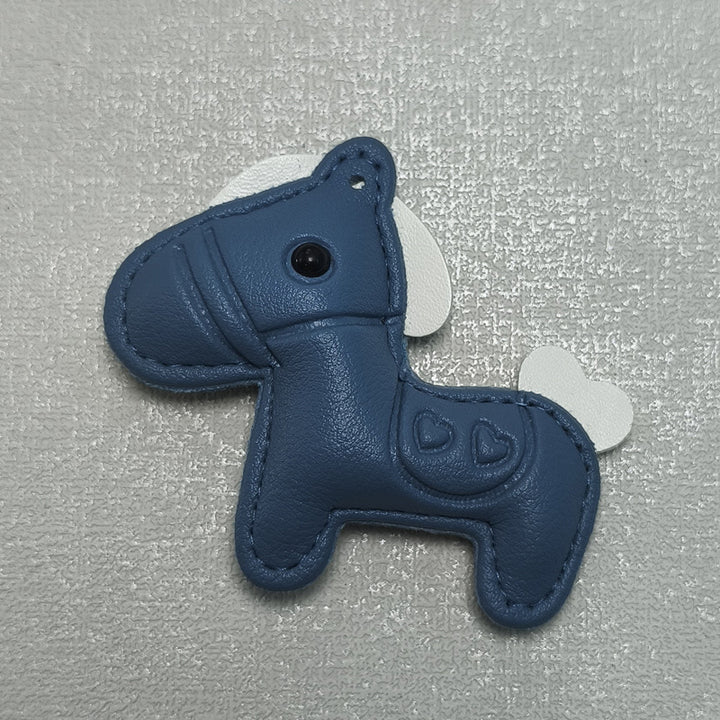 Leather Horse-Shaped Keychain Stornfield