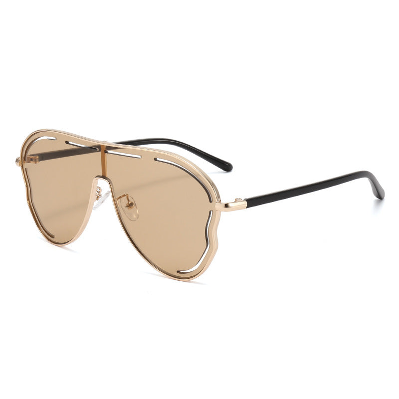 Men's Aviator-Style Shield Sunglasses Stornfield