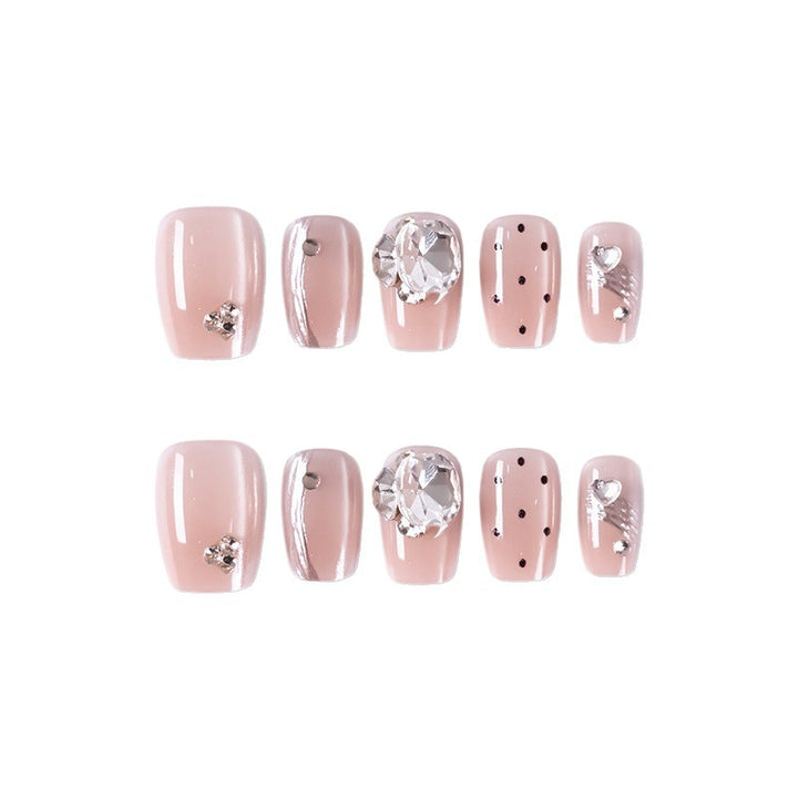 Premium Decorative Press-On Nail Set Stornfield