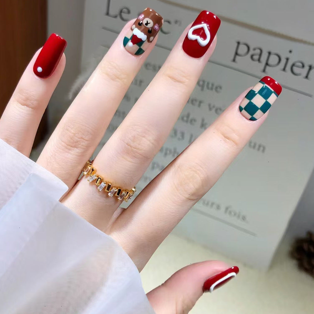 Festive Character Press-On Nails Stornfield