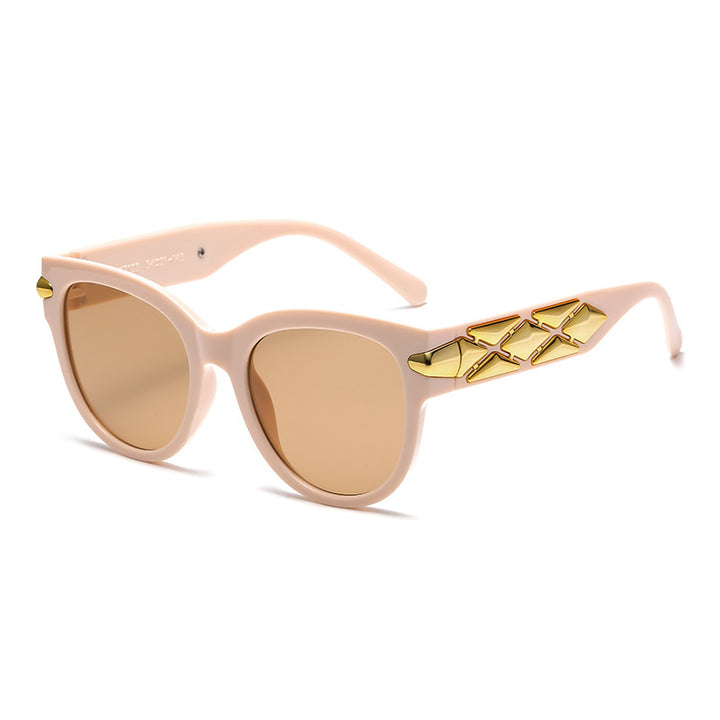 Women's designer sunglasses with innovative, detailed frame Stornfield