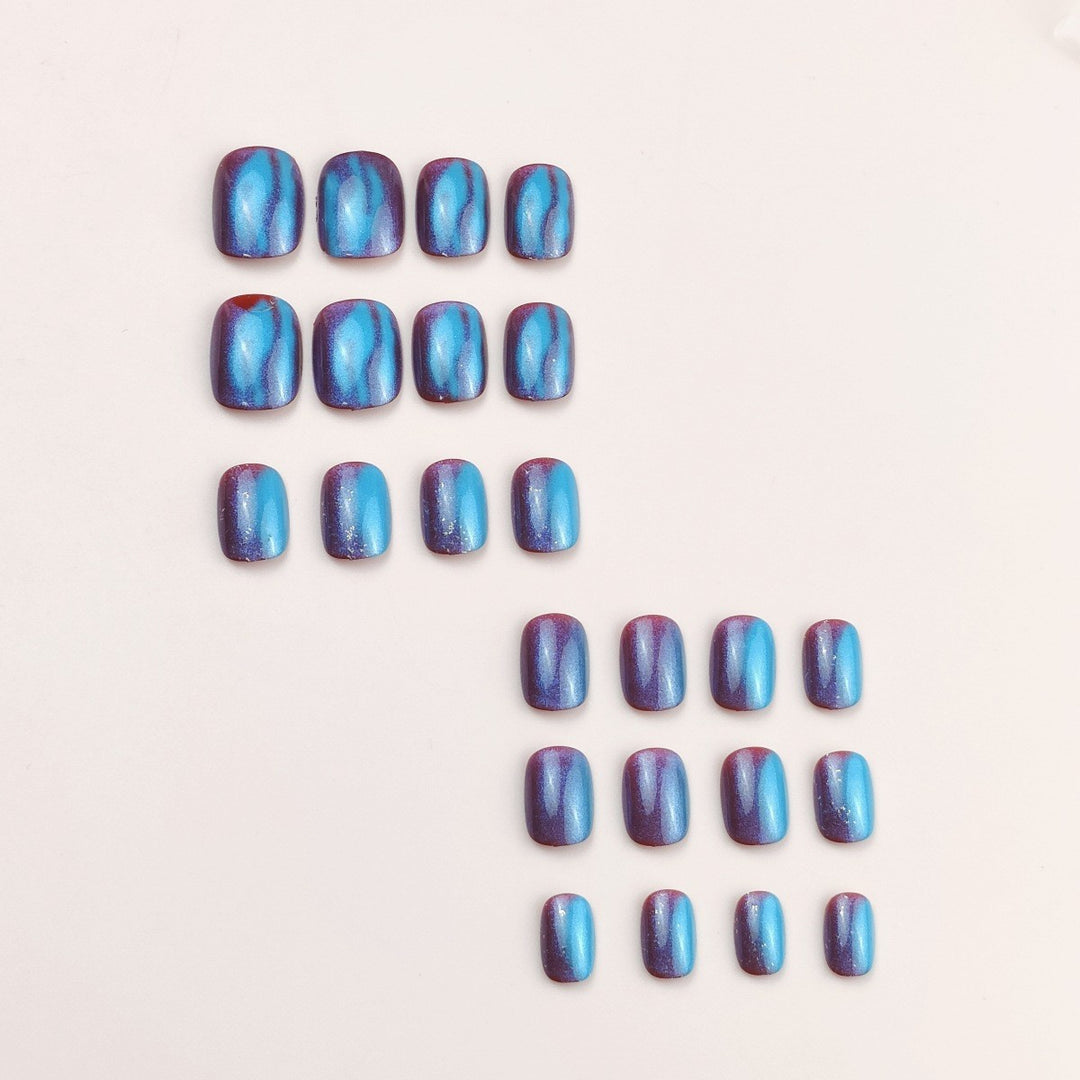 Artistic Press-On Nail Art Enhancements Stornfield