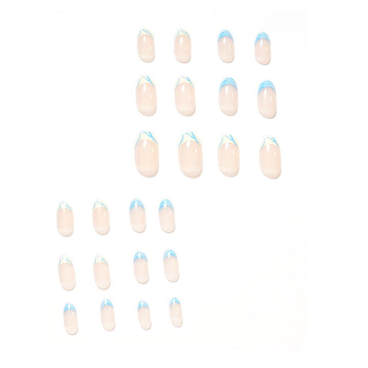 Creative Nail Art with Gradient and Geometric Accents Stornfield