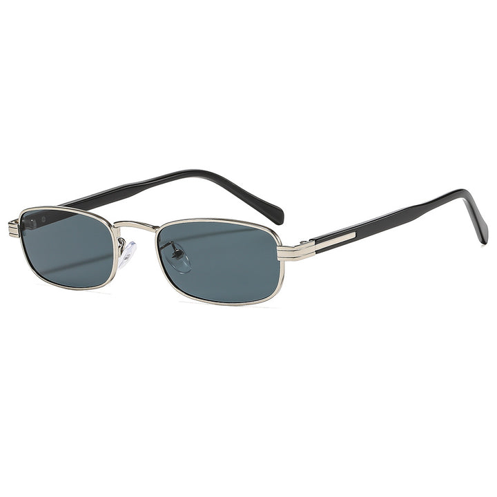 Ladies fashionable sunglasses with stylish metal frame and orange lenses Stornfield