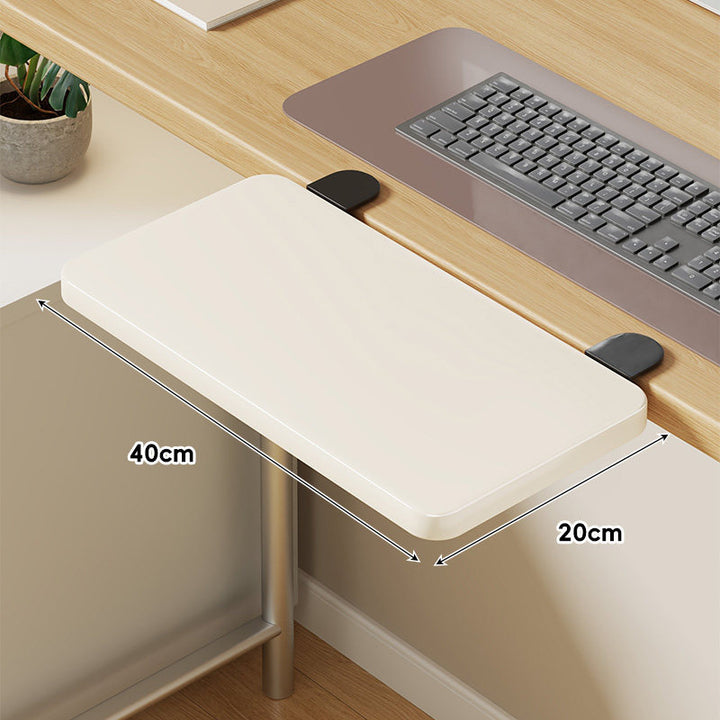 Extra-Wide Low-Profile Under-Desk Slide-Out Keyboard and Mouse Platform