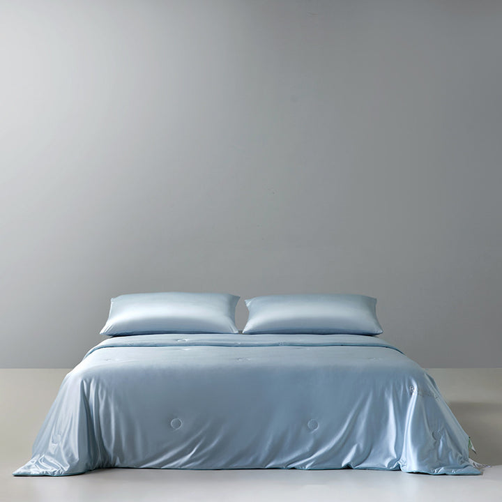 Women Luxury Satin Duvet with Elegant Button Structure Stornfield