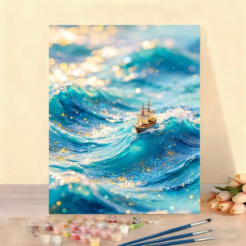DIY Ocean Wave Painting Kit Stornfield