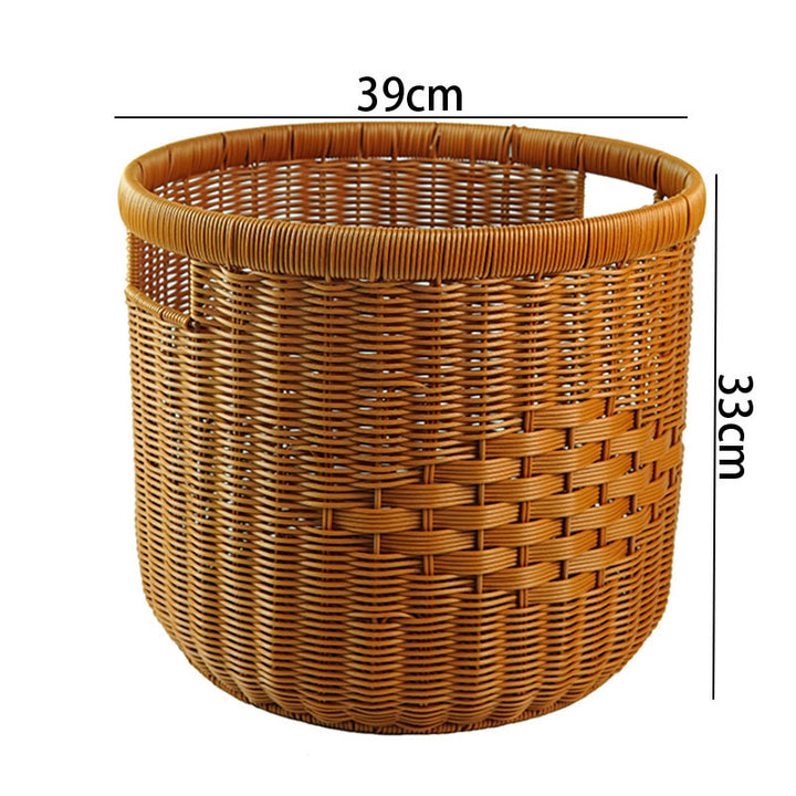 Stylish Round Woven Storage Basket Stornfield