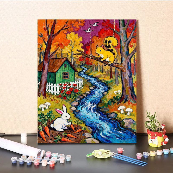 Vibrant Nature-Themed Paint by Numbers Art Kit Stornfield