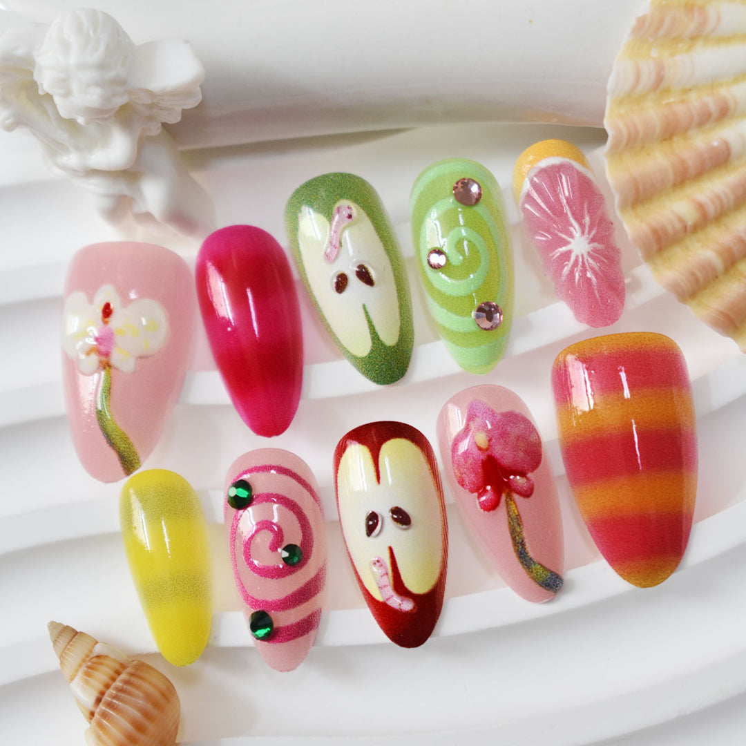 Creative Floral Nail Art Set Stornfield