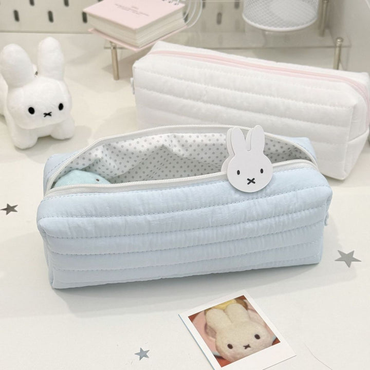 Quilted Multi-Functional Makeup and Stationery Organizer