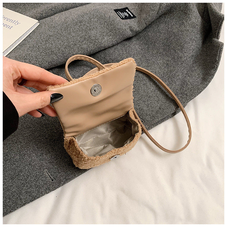 Plush Crossbody Bag with Cute Animal Design Stornfield