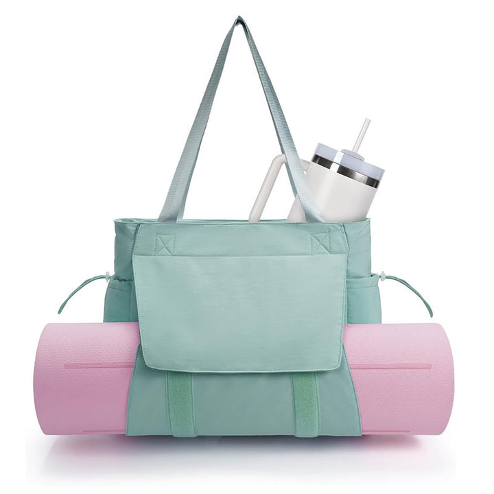 Versatile sports bag with separate yoga mat carrying compartment Stornfield