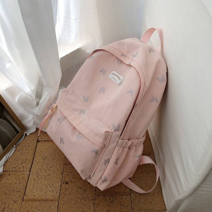 Butterfly Print Casual Backpack Stornfield