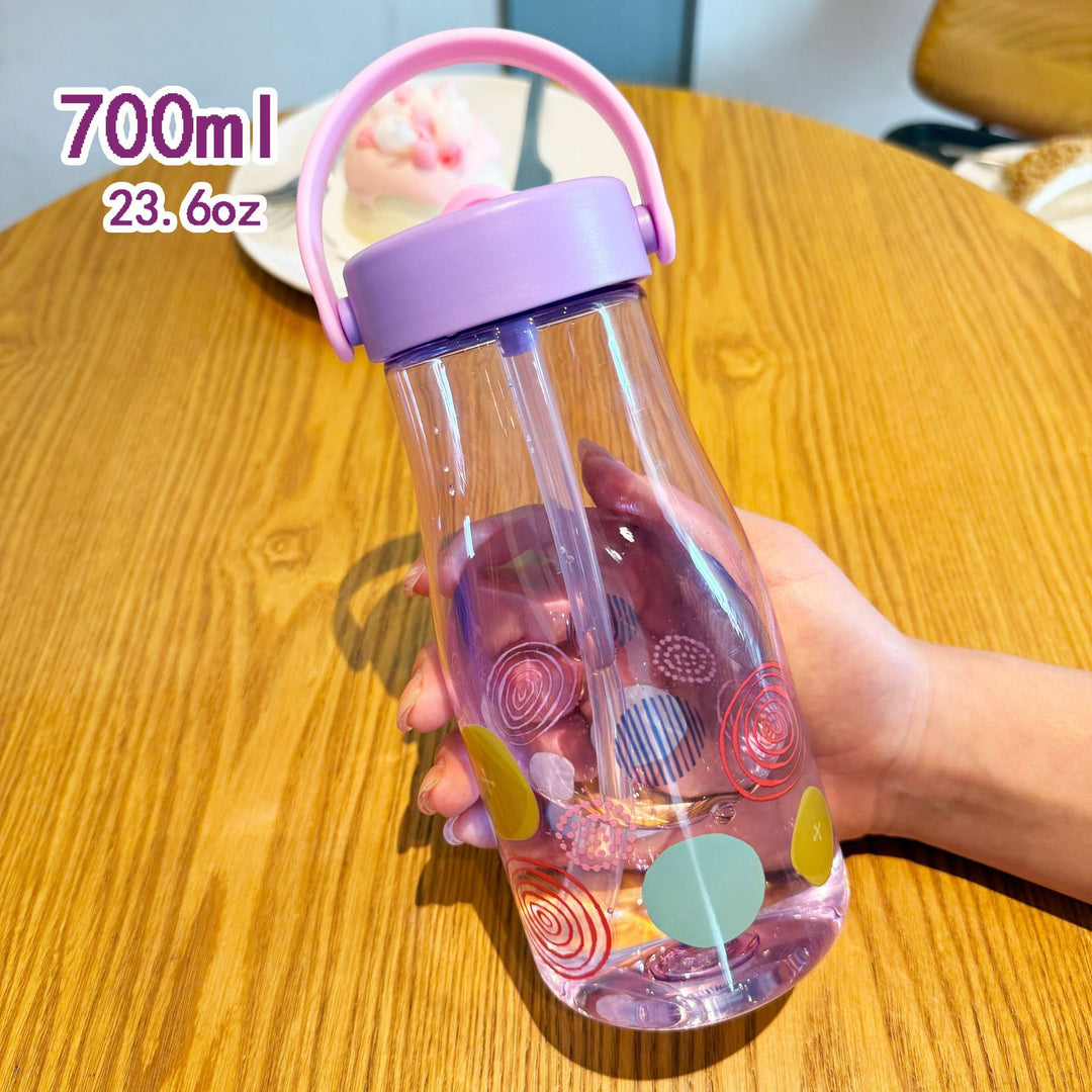 Women's Creative Water Bottle with Silicone Carrying Strap Stornfield