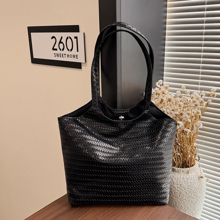 WoSpacious Woven Tote Bag Stornfield