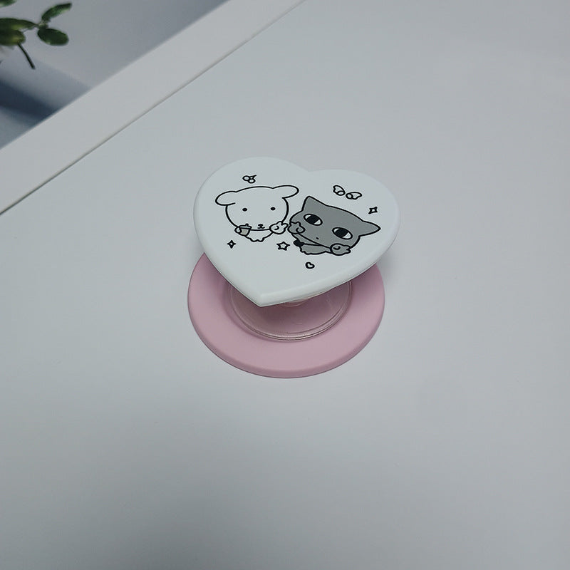 Heart-Shaped Character Phone Grip Stornfield