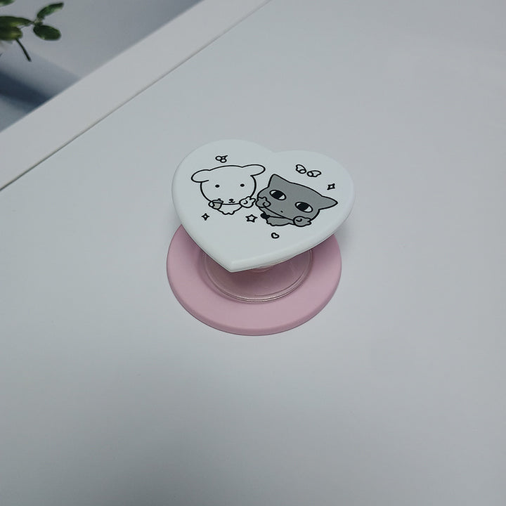Heart-Shaped Character Phone Grip Stornfield