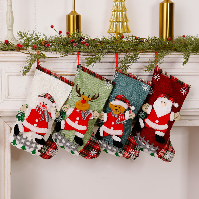 Fun Christmas stocking with reindeer motif Stornfield