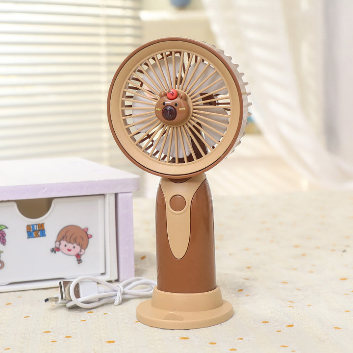 Women's Portable Handheld Fan with Animal Design Stornfield