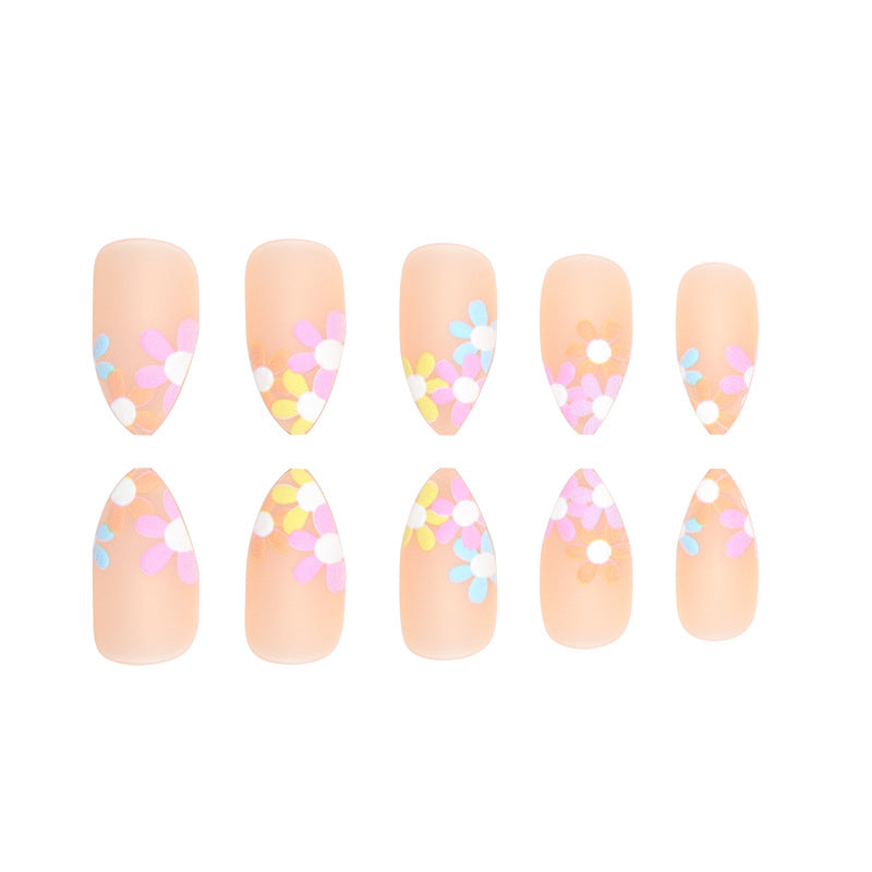 Floral Design Press-On Nail Set Stornfield