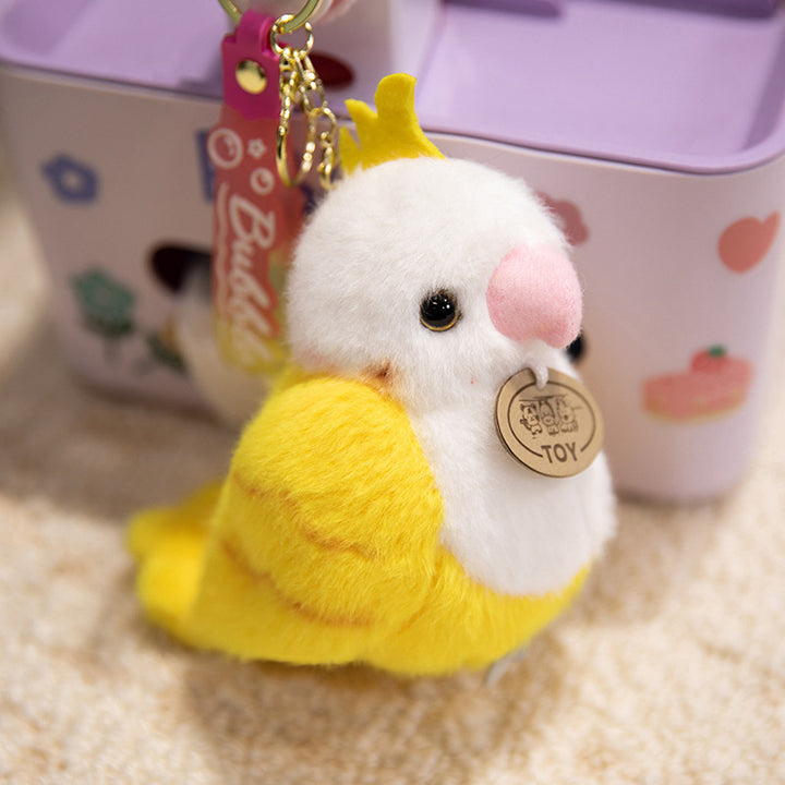 Plush Shoulder-Sitting Toucan Clip-On Companion with Metal Clip and Soft Huggable Body Stornfield