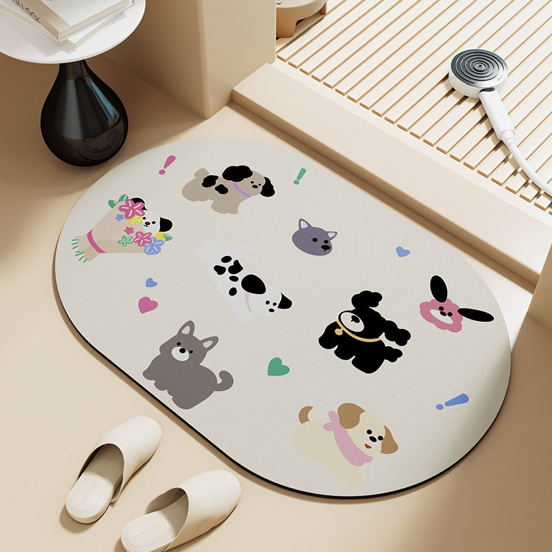 Decorative Bathroom Mat Stornfield