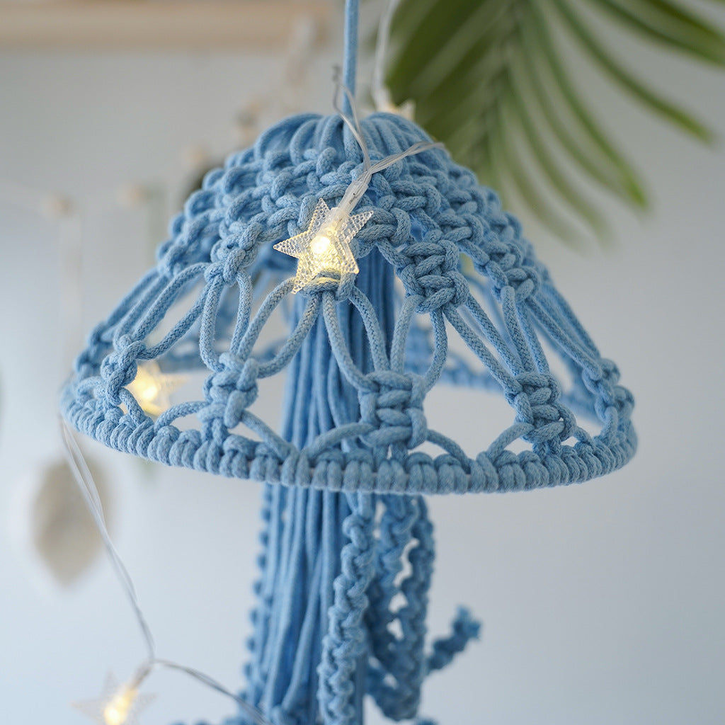 Decorative Macramé Jellyfish Wall Art Stornfield