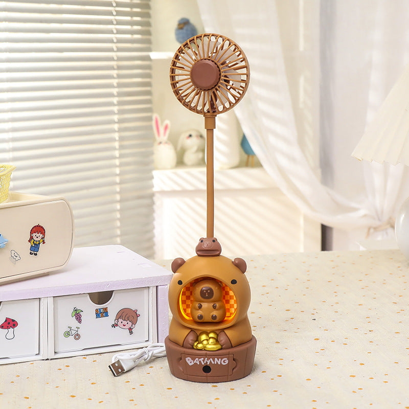 Women's Portable Mini Fan in Cute Bear Design Stornfield
