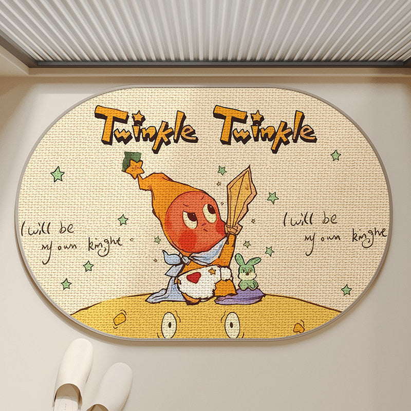 Playful Cartoon-Themed Area Rug