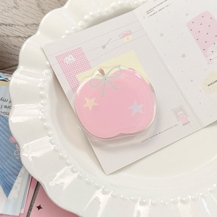 Apple motif cosmetic mirror Stornfield