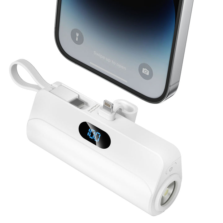 Compact power bank with integrated LED light Stornfield